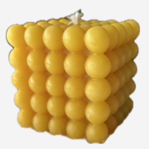 Bubble Beeswax Candle